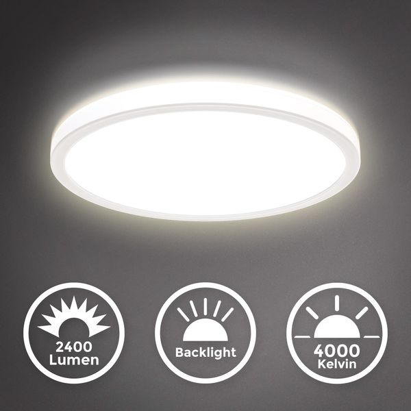 B.K.Licht Deckenleuchte ultra flaches LED Panel günstig online kaufen