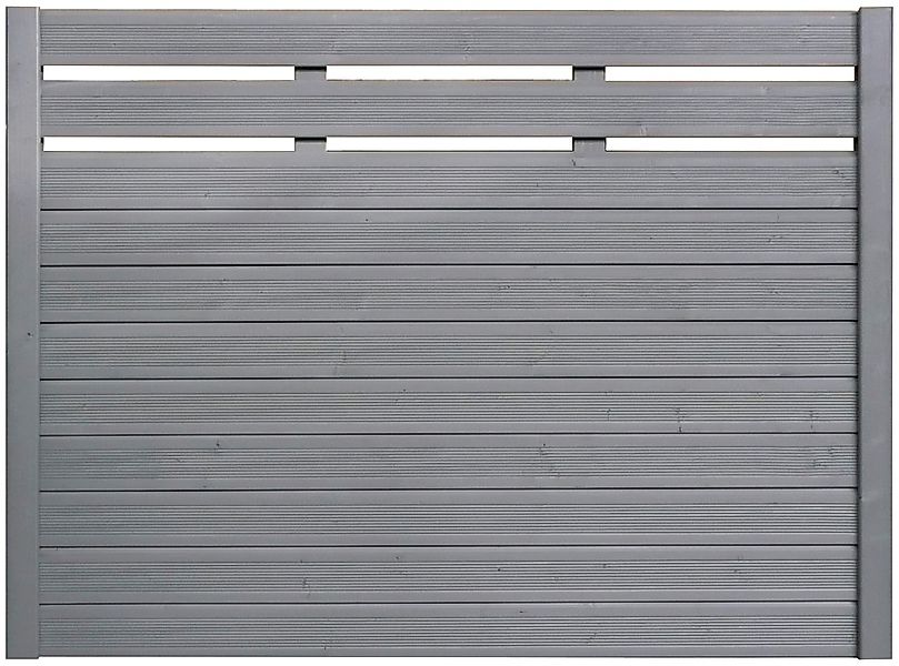 BM Massivholz Holzzaun, Fichte grau lasiert, LxH: 180x135 cm günstig online kaufen