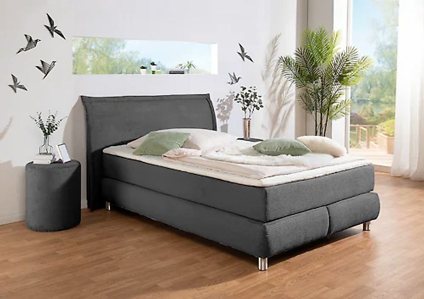 Home affaire Boxspringbett »"Coloma" erhältlich in H2, H3 oder H4 inkl. Top günstig online kaufen