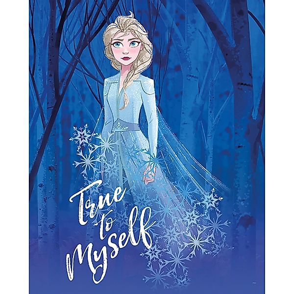 Komar Bild "Frozen 2 Elsa true to myself" Disney 1 Stk. tlg. Wandbild zur D günstig online kaufen