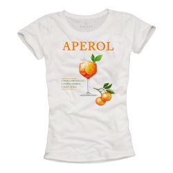 MAKAYA Print-Shirt Damen mit Aperol Spritz günstig online kaufen