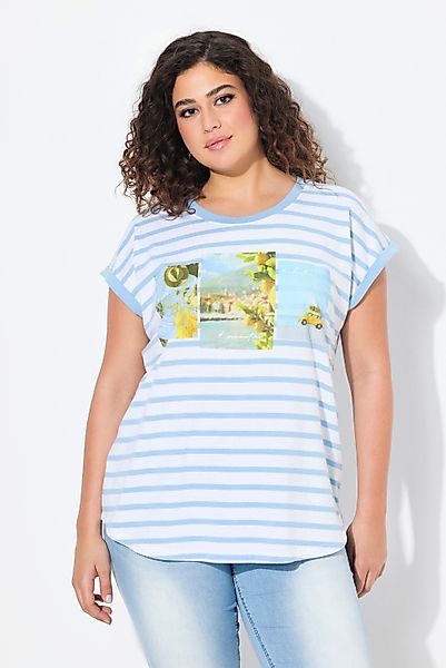 Ulla Popken T-Shirt Shirt Ringel Oversized günstig online kaufen