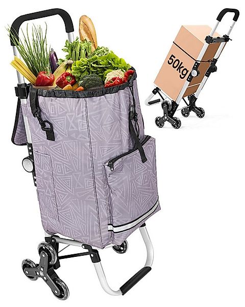HOMECALL Einkaufstrolley klappbar Einkaufswagen 3 in 1 Shopping Trolley Mit günstig online kaufen