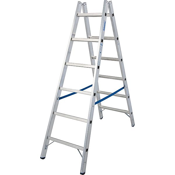 Krause Doppelleiter Stabilo 2 x 6 Sprossen 165 cm x 56 cm x 141 cm günstig online kaufen