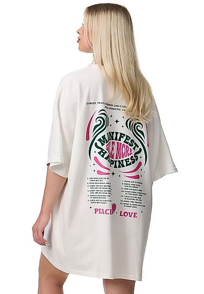 Worldclassca T-Shirt Worldclassca Oversized PEACE LOVE Print T-Shirt lang S günstig online kaufen