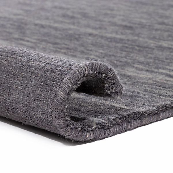 morgenland Wollteppich »Uni - Gabbeh Teppich - Softy«, rechteckig, 1,6 mm H günstig online kaufen