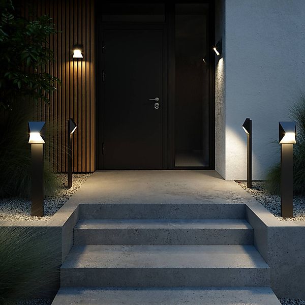 Nordlux Pollerleuchte "Pontio" GU10 1 Stk. Architekturdesign, Parallelschal günstig online kaufen