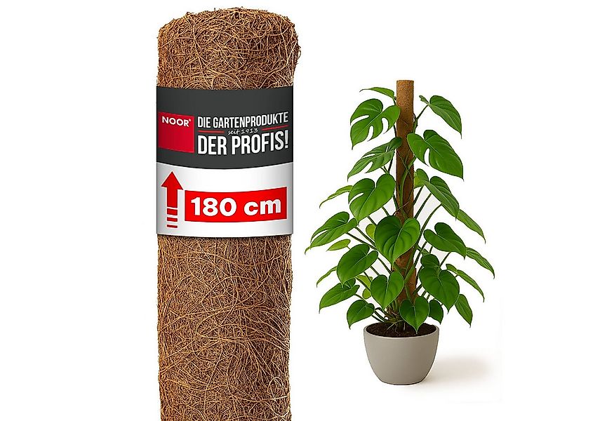 NOOR Rankhilfe Kokos-Rankstab mit Holzstiel - verlängerbar - ideale Wachstu günstig online kaufen
