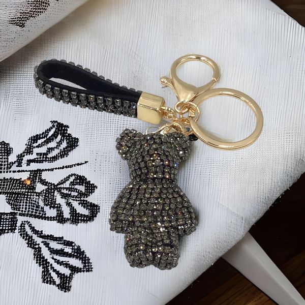 Steinfixx® Schlüsselanhänger Edler Strass Teddybär Cartoon günstig online kaufen