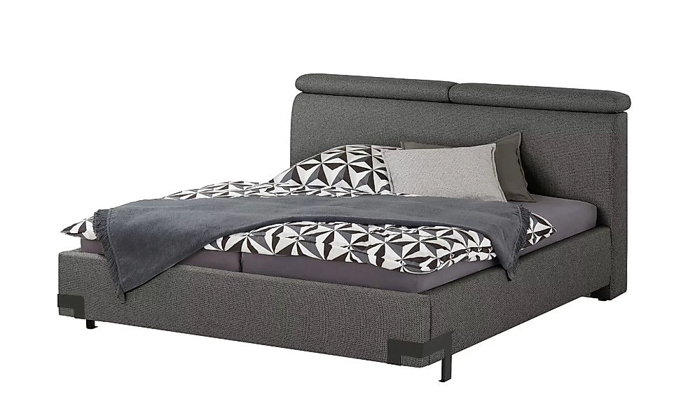 switch Polsterbettgestell  Gino - grau - 157 cm - Betten > Doppelbetten - M günstig online kaufen