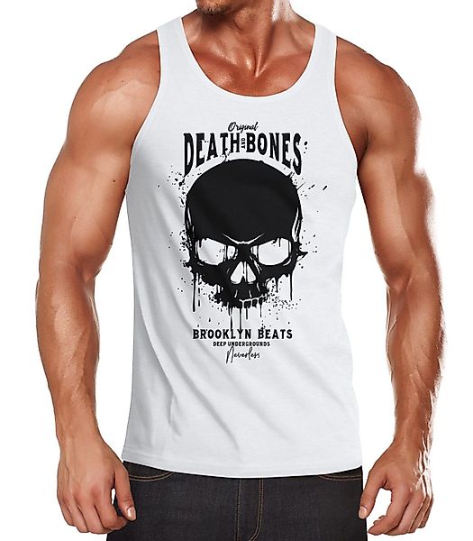 Neverless Tanktop Herren Tank-Top Skull Death günstig online kaufen
