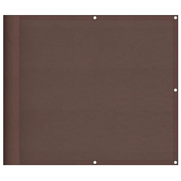 vidaXL Balkon-Sichtschutz Braun 90x700 cm 100 % Polyester-Oxford 4000389 günstig online kaufen