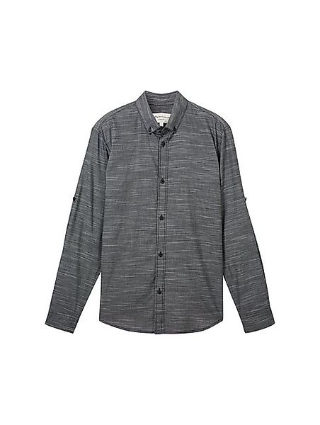 TOM TAILOR Denim Langarmhemd "POPLIN", mit Streifenmuster günstig online kaufen