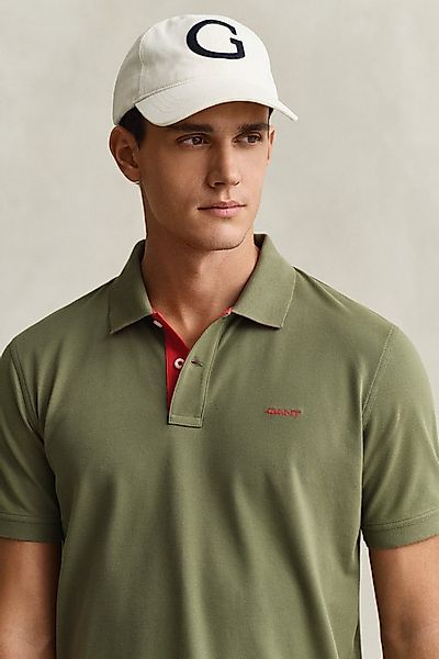 Gant Poloshirt REG CONTRAST PIQUE SS RUGGER mit kontrastfarbenen Einsätzen günstig online kaufen