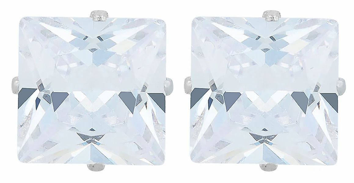 Adelia´s Paar Ohrhänger "Damen Ohrringe – Ohrstecker aus Edelstahl mit Zirk günstig online kaufen