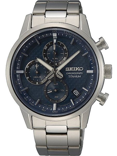 Seiko Quarzuhr Seiko SSB387P1 Titanium Chronograph Herrenuhr 42mm 10ATM Sei günstig online kaufen