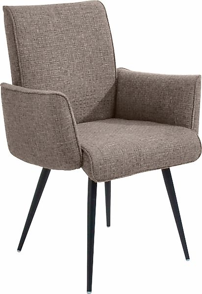 K+W Komfort & Wohnen Armlehnstuhl "Giacomo I", 1 St., Flachgewebe 775, 4- F günstig online kaufen