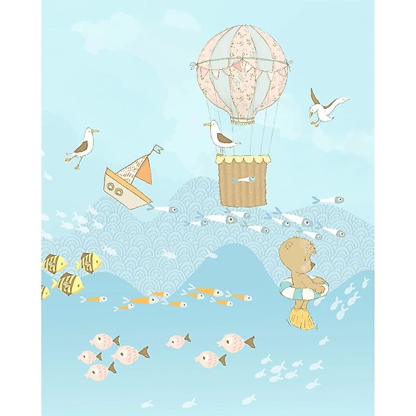 Komar Vliesfototapete Wavy Venture 200 cm x 250 cm günstig online kaufen