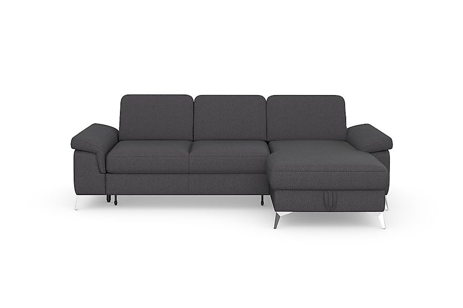 sit&more Ecksofa "Padua L-Form", inklusive Sitztiefenverstellung, Armteilfu günstig online kaufen