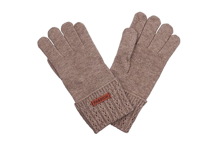 MIRROSI Strickhandschuhe Damen Handschuhe warm Weich, Einheitsgröße Zopfmus günstig online kaufen