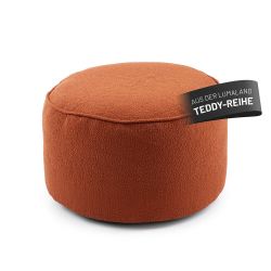 Lumaland Pouf Sitzsack Pouf Teddy 50L, günstig online kaufen
