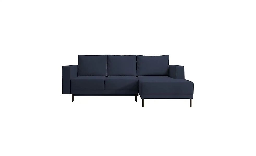 Selsey Ecksofa mit Schlaffunktion Rodario Mini ¦ blau ¦ Maße (cm): B: 241 H günstig online kaufen