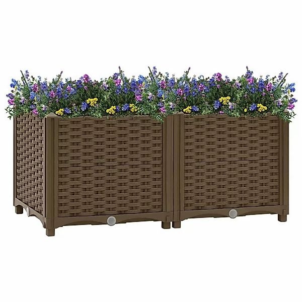vidaXL Hochbeet 80x40x38 cm Polypropylen 836298 günstig online kaufen