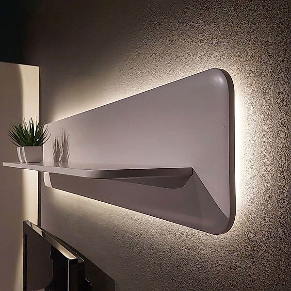 OTTO home Wandregal "Sofy Schwebendes Regal, Wandkonsole, Wandboard, LED-Be günstig online kaufen