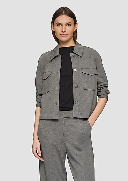 s.Oliver Funktionsjacke Indoor-Jacke Melierte Jacke aus günstig online kaufen