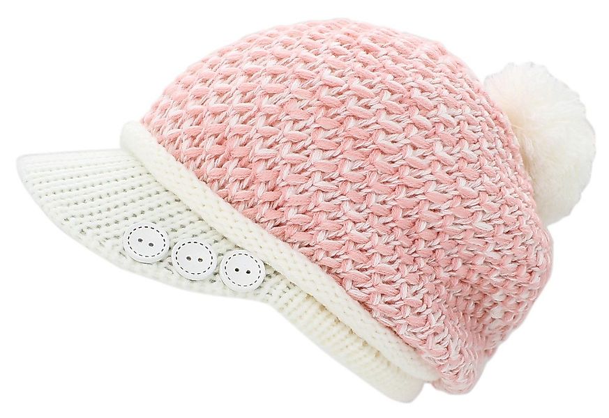 dy_mode Schirmmütze Damen Strickmütze Bunt Gestrickte günstig online kaufen