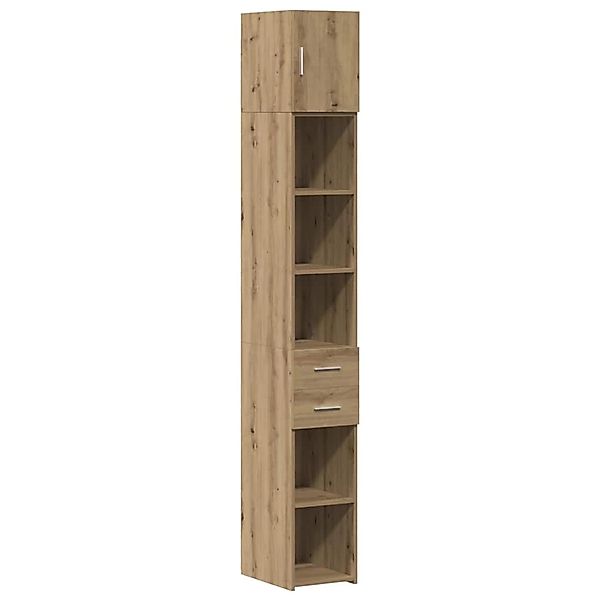 vidaXL Schlanker Schrank Artisan-Eiche 30 x 42,5 x 225 cm 3365641 günstig online kaufen