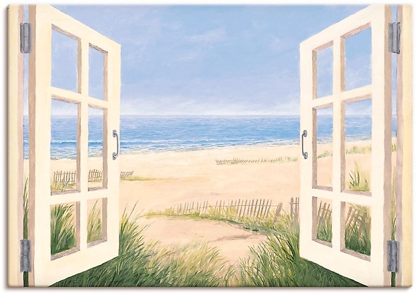 Artland Wandbild »Fensterblick Frühlingsmorgen« Fensterblick 1 Stk. tlg. al günstig online kaufen