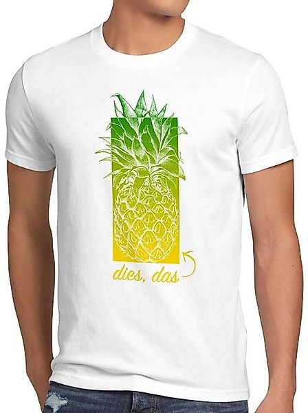 style3 T-Shirt Dies das Ananas neonschwarz pineapple hip hop rap günstig online kaufen