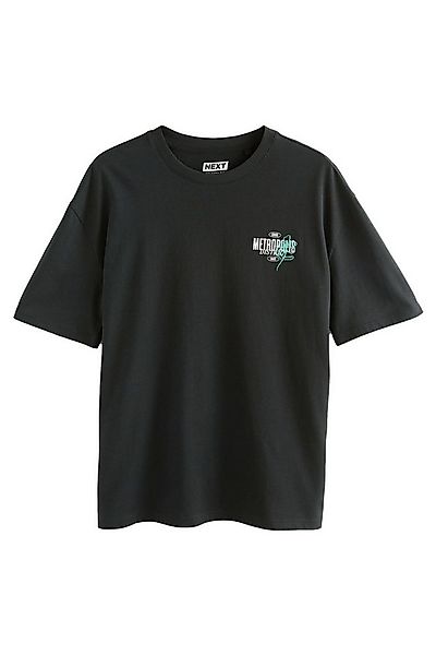 Next T-Shirt T-Shirt aus schwerem Stoff mit Grafik (1-tlg) günstig online kaufen