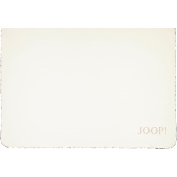 JOOP! Wohndecke Uni-Doubleface - Größe: 150x200 cm - Farbe: Sand-Pergament günstig online kaufen