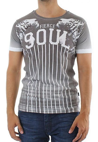 Shine T-Shirt Men 45378 SOUL White Grey günstig online kaufen