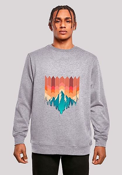 F4NT4STIC Sweatshirt Berg Sonnenuntergang Geometrisch Premium Qualität günstig online kaufen