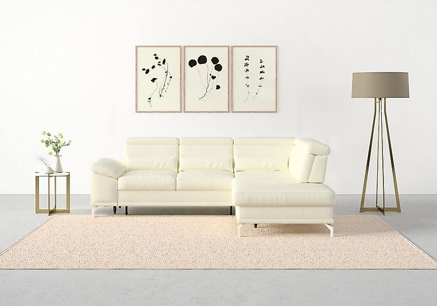 sit&more Ecksofa Cabrio L-Form, mit Sitztiefenverstellung, günstig online kaufen