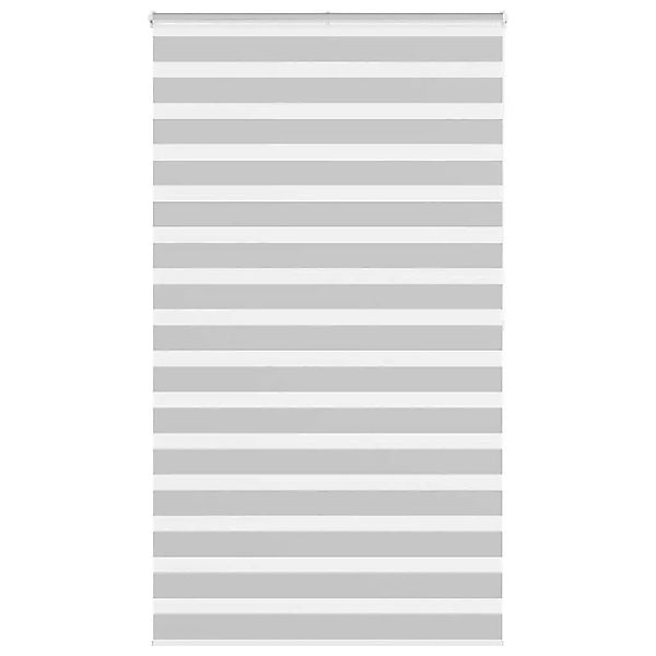 vidaXL Doppelrollo Hellgrau 125x200 cm Stoffbreite 120,9 cm Polyester 40144 günstig online kaufen