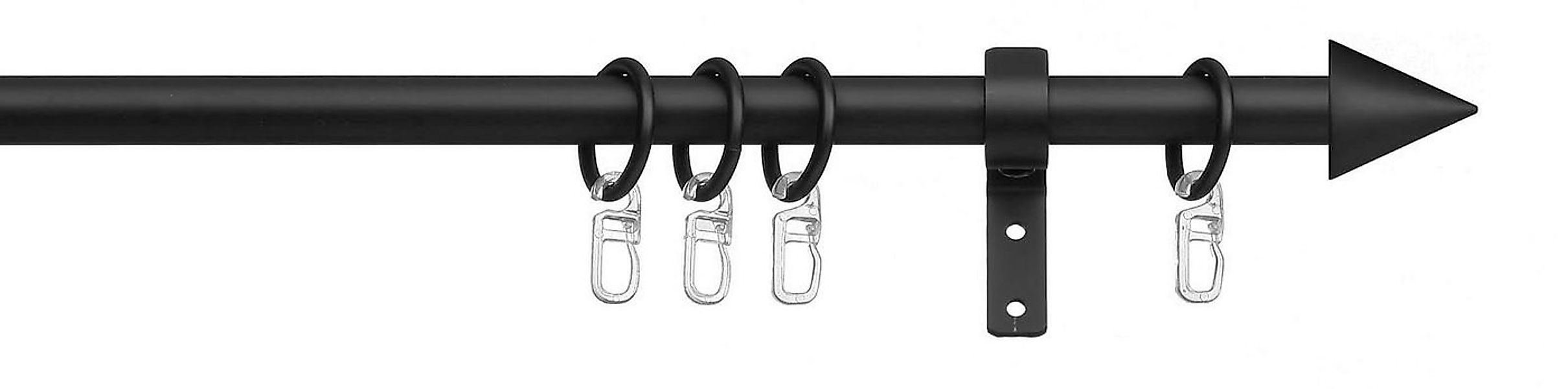 indeko Gardinenstange Gera, Ø 16 mm, 1-läufig, ausziehbar, verschraubt, Sta günstig online kaufen