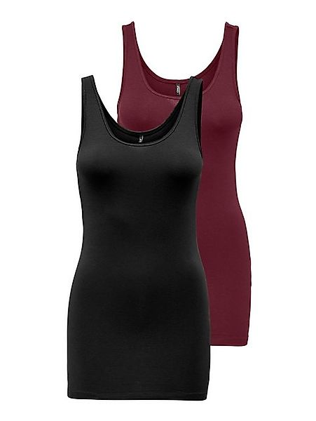 ONLY Tanktop ONLLIVE LOVE NEW LONG TT 2PACK NOOS (Packung, 2er-Pack) günstig online kaufen