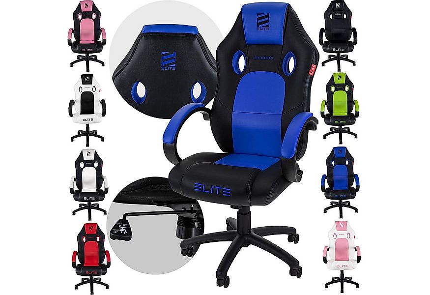 ELITE Gaming Gaming-Stuhl Exodus Gaming Stuhl inkl. XXL Sitzfläche bis 150 günstig online kaufen