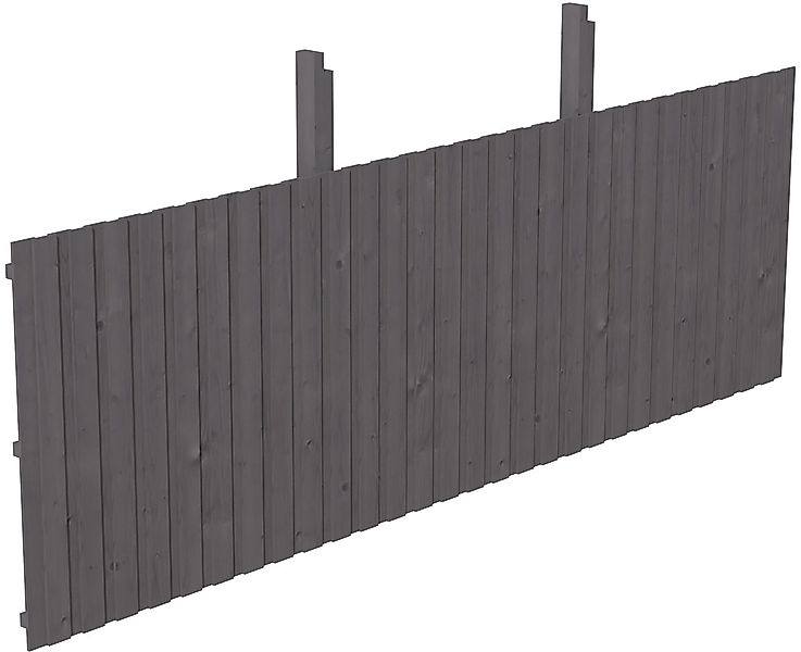 Skan Holz Rückwand Deckelschalung 550 x 180 cm Fichte Schiefergrau günstig online kaufen