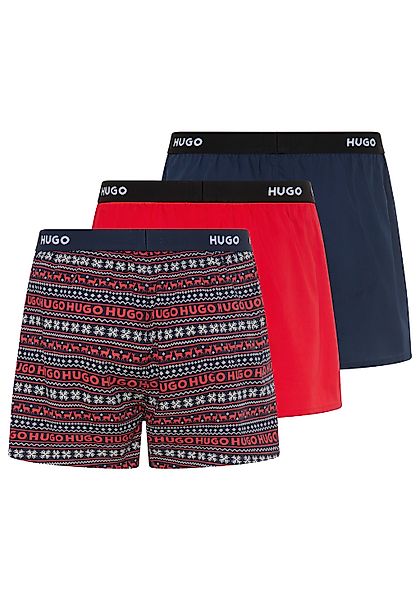 HUGO Underwear Webboxer "WOVEN BOXER TR", (Packung, 3 St., 3er-Pack), Webbo günstig online kaufen