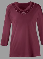 Lady 3/4-Arm-Shirt "Shirt" 1 Stk. tlg. günstig online kaufen