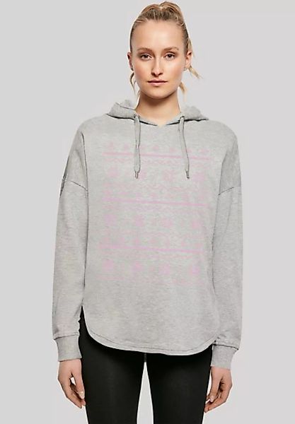 F4NT4STIC Kapuzenpullover Scandinavian Rosa Muster Weihnachten Print günstig online kaufen