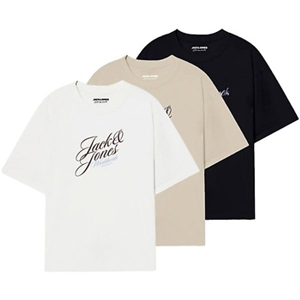 Jack & Jones  T-Shirt T-Shirt Inwood Kurzarmshirt im Dreierpack günstig online kaufen
