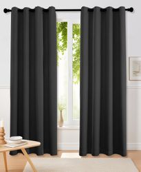 Simloveve Vorhang Gardinen Wohnzimmer Lärmschutz Thermogardine günstig online kaufen