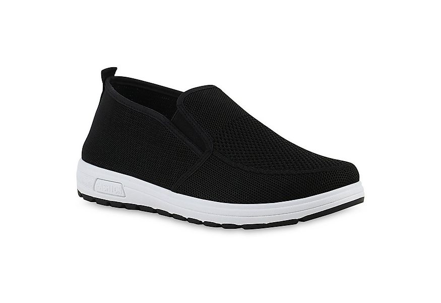 VAN HILL 841706 Laufschuh Herren Slip Ons Sportschuhe Sportliche Strick Pro günstig online kaufen