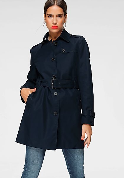 Tommy Hilfiger Langjacke "HERITAGE SINGLE BREASTED TRENCH", mit den typisch günstig online kaufen